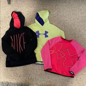 Under Armour Kids Hoodie - Yellow and Blue